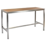 Emuamericas, Llc A1550-24-400 - Sid Community Table, 28" X 72" X 42"H, Bar Height