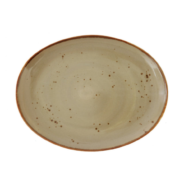 Fortessa TC7300.DV.4.29 Erthe Shiitake Platter 15.25x11.75" (38.5x29.5cm) Flat Oval