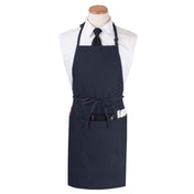 John Ritzenthaler Company CL3PBIAELNV Chef Revival® Bib Apron 26" X 31" Extra Long 3 Front Pockets And Pen Pocket