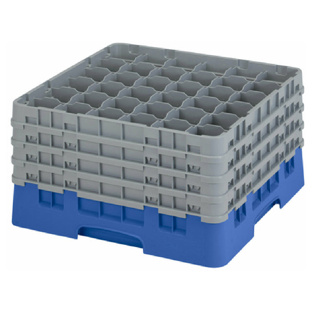 Cambro 36S900168 Camrack® Glass Rack With (4) Soft Gray Extenders Full Size