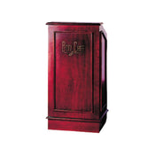 Bon Chef 50230 Executive Style Podium 25"W X 20"D X 48"H Pickled Oak