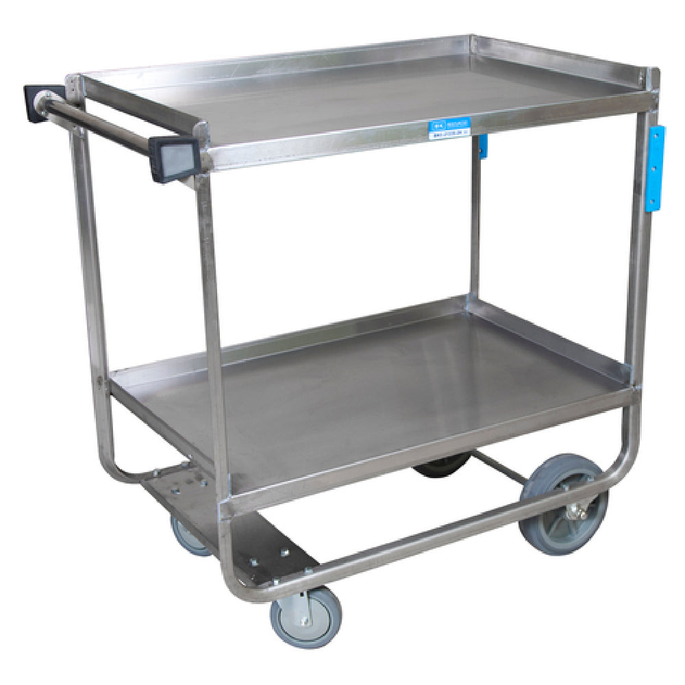 BK Resources BKC-2133S-2H Utility Cart 2-tier 38-3/8"L X 21"W X 37-1/8"H