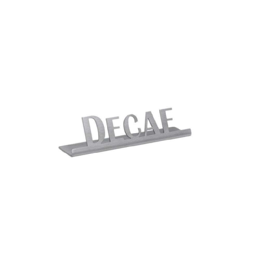 Service Ideas 1C-ST-DECAF-SIGN Table Sign "Decaf" 1"H X 4"W