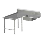 John Boos SDT4-I6096SBK-L Pro-Bowl Soiled Dishtable Island Design 60" Machine To Corner