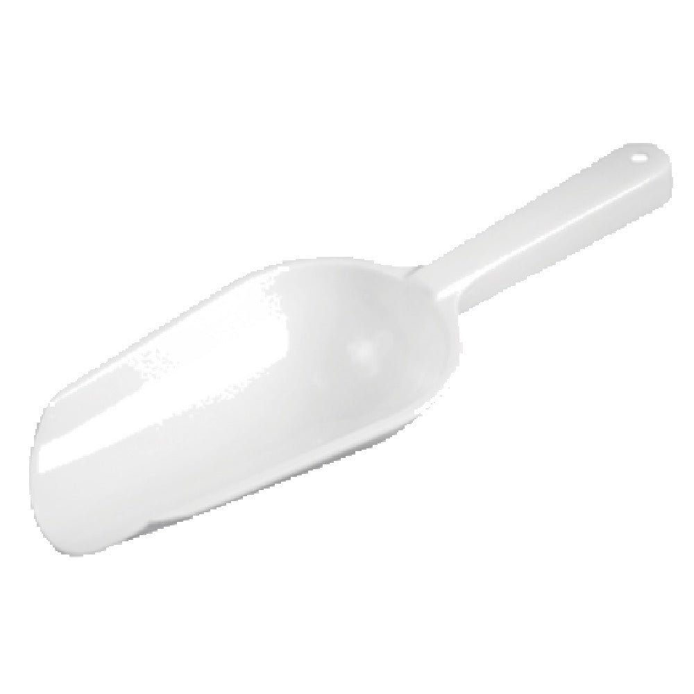 Bar Maid/Glass Pro CR-849W Scoop 8 Oz. Round Bowl With Hole Handle