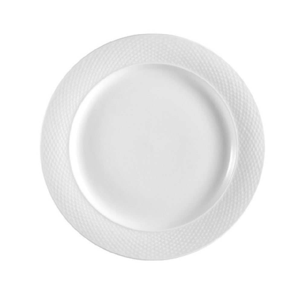 CAC China BST-8 Boston Plate 9-1/4" Dia. X 1"H Round