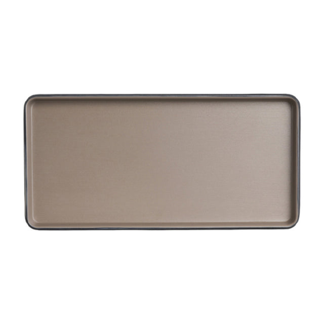 Steelite 7810JB022 Rectangle Plate 9.75" X 4.875" X 0.875" Baja