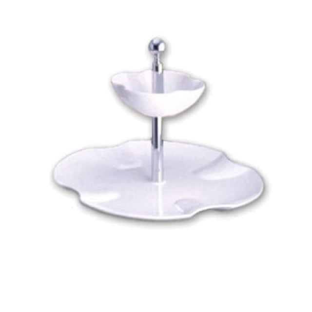 Bon Chef 70060CHESTNUT Futura Platter 2-tier Set 20-1/8"W X 15"H