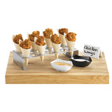 TableCraft Products BBQ3500 - Cash & Carry Cone Holder/Roaster, 11" X 5", Holds (20) Cones