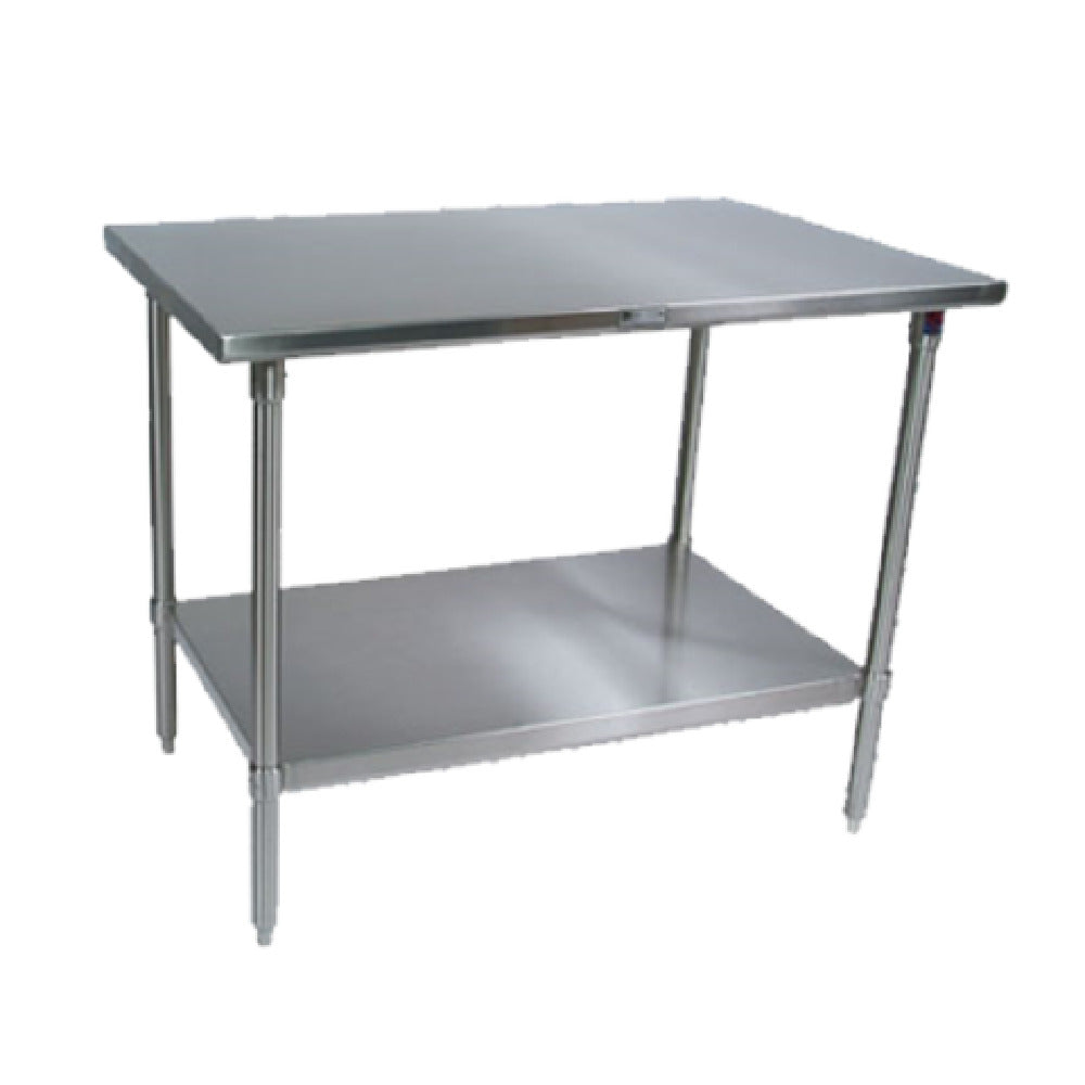 John Boos ST6-2436SSK-X Work Table 36"W X 24"D 16/300 Stainless Steel Flat Top