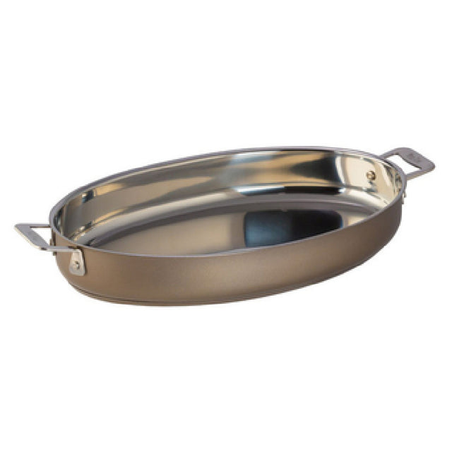 Bon Chef 60018TAUPE HotStone Cucina Au Gratin 4 Qt. 15-3/8" X 10" X 2-5/8" H