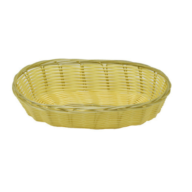 Omcan 47196 Natural Woven Basket 9″D X 2.75″W Round