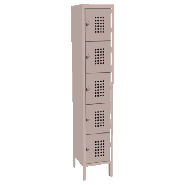 SPG 4K0071 - Kelmax Locker, 12"W X 15"D X 66"H, Five Tier