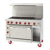 American Range ARGF-24G-4B-126-N_LP Green Flame Range Gas 48"
