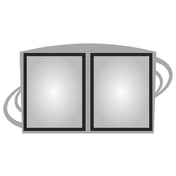 Hubert 48183 - Menu Board, 2-pocket, Wall-mount