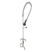T&S Brass B-0113-B08 EasyInstall Pre-Rinse Unit Single Hole Deck Mount Mixing Faucet