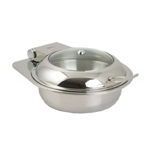 Spring USA 2172-6/30 Mini-Reflection Induction Server 4-1/2 Qt. Round Stainless Steel Insert Pan (included)