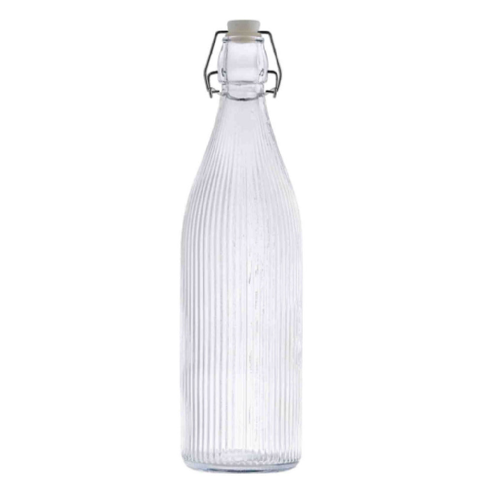 TableCraft Products 12976 - Resealable Carafe, 34 Oz., Fluted