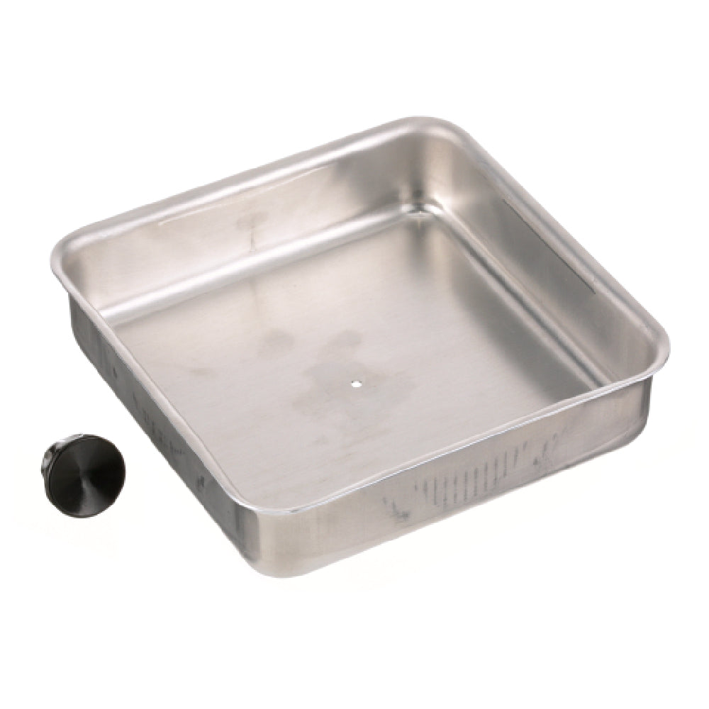 AllPoints 75033 8in Sq Alum Basting Alum W/bakelite Handle