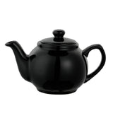 Service Ideas TPCE16BL Service Ideas English Ceramic Teapot 16 Ounce Black