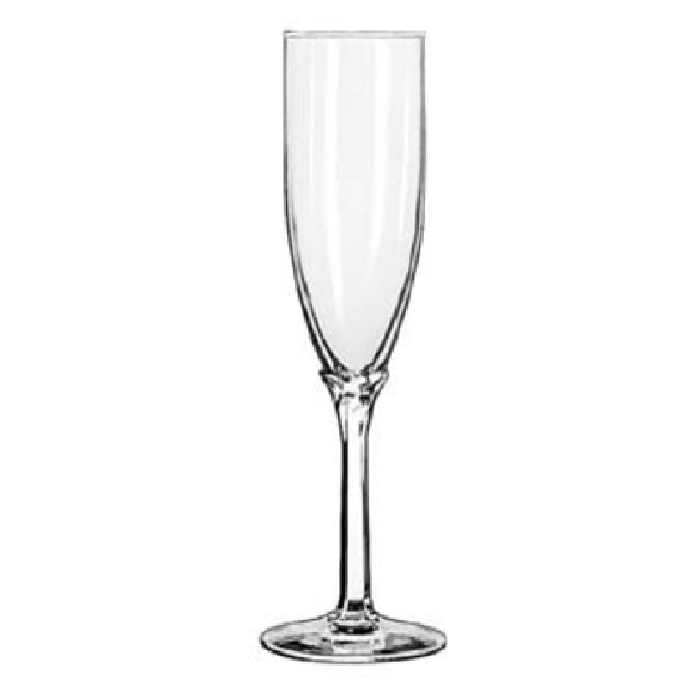 Libbey 8995 Flute Glass 6 Oz. Safedge® Rim Guarantee
