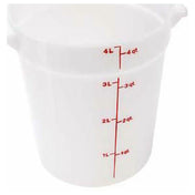 Cambro RFS4148 Container Rnd 4qt 148 Poly/white
