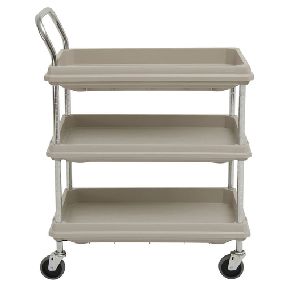 Hubert 96082 - Utility Cart, 3-shelf, 38-3/4" X 27" X 41"H