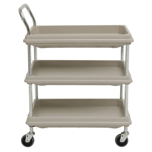 Hubert 96082 - Utility Cart, 3-shelf, 38-3/4" X 27" X 41"H