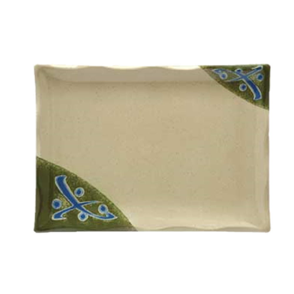 GET Enterprises 142-24-TD Traditional™ Plate 9-1/4" X 6-1/2" Rectangular