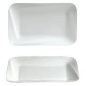 Cameo China 707-103 Square Slant Platter 10" X 6-1/4" X 1-1/4"H (25.5 Cm X 16 Cm X 3.2 Cm)