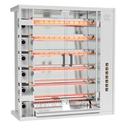 Rotisol FF1175-6G-SS_NAT FauxFlame™ Rotisserie Oven Gas Countertop