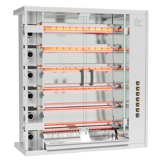 Rotisol FF1175-6G-SS_NAT FauxFlame™ Rotisserie Oven Gas Countertop