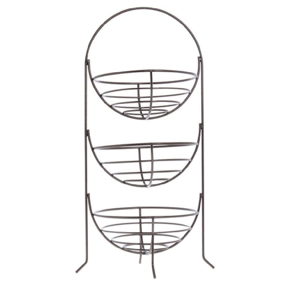 Hubert 48070 - Basket Display Stand, 3-tier, 14" X 10" X 26"H