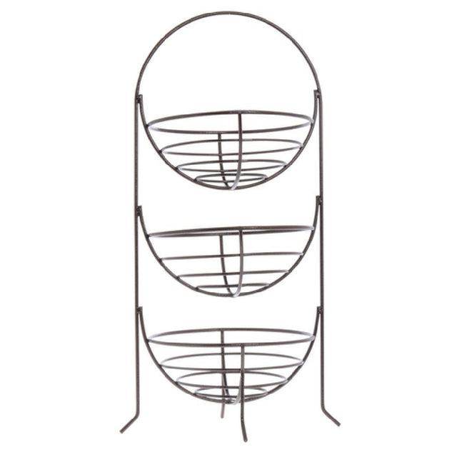 Hubert 48070 - Basket Display Stand, 3-tier, 14" X 10" X 26"H