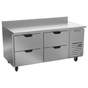 Beverage Air WTRD67AHC-4 Worktop Refrigerator Two-section 35-1/2" Working Height