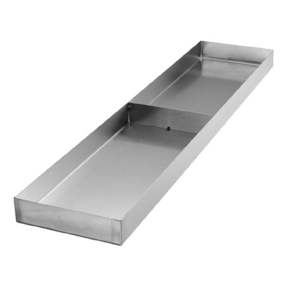 Hubert 74175 - Display Tray, 6"W X 26.75"D X 1.5"H, 18/10 Stainless Steel
