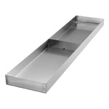 Hubert 74175 - Display Tray, 6"W X 26.75"D X 1.5"H, 18/10 Stainless Steel