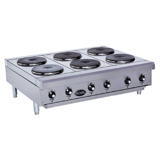 Royal Range Of California RHPE-36-6_240/60/3 Hotplate Electric Countertop