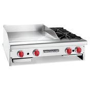 American Range AR84-72G2OB Griddle/Open Burner Combination Gas 84"