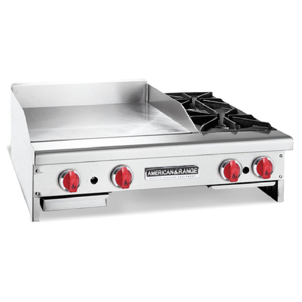American Range AR60-48G2OB_NAT Griddle/Open Burner Combination Gas 60"