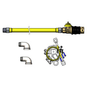 T&S Brass HG-4D-36G-K Safe-T-Link Gas Connector Hose 3/4" Connection 36" Hose