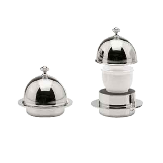 BauscherHepp 12.2218.0000 Butter Dish Outer: 3-1/2" Dia. (89mm) X 3-1/8"H (79mm)