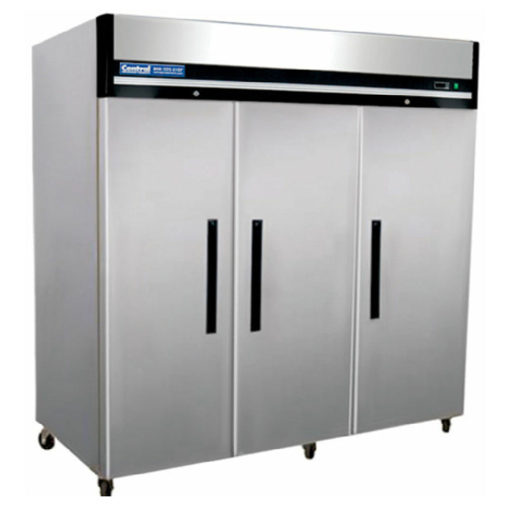 Hubert 29870 - Reach-In Refrigerator, 81" W X 32.7" D X 82.25" H, Stainless Steel Exterior