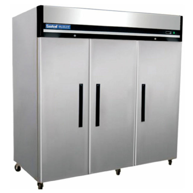 Hubert 29870 - Reach-In Refrigerator, 81" W X 32.7" D X 82.25" H, Stainless Steel Exterior