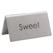 Service Ideas 1C-BF-SWEET-MOD Beverage ID Tent "Sweet" 1-1/2"H X 3"W