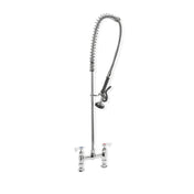 Steel Works Stainless SWPRS-D4LL Pre-Rinse Faucet Deck Mount 4" Center