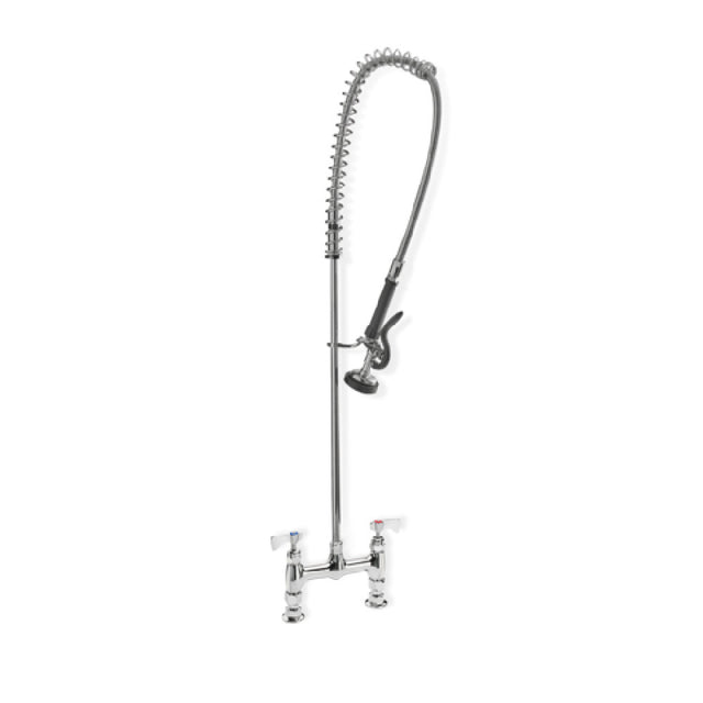 Steel Works Stainless SWPRS-D4LL Pre-Rinse Faucet Deck Mount 4" Center