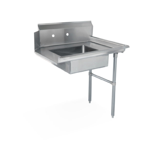 Steel Works Stainless SWSDT-26R Soiled Dish Table 16ga/304 Stainless Steel 30" X 26" X 43-3/4"H
