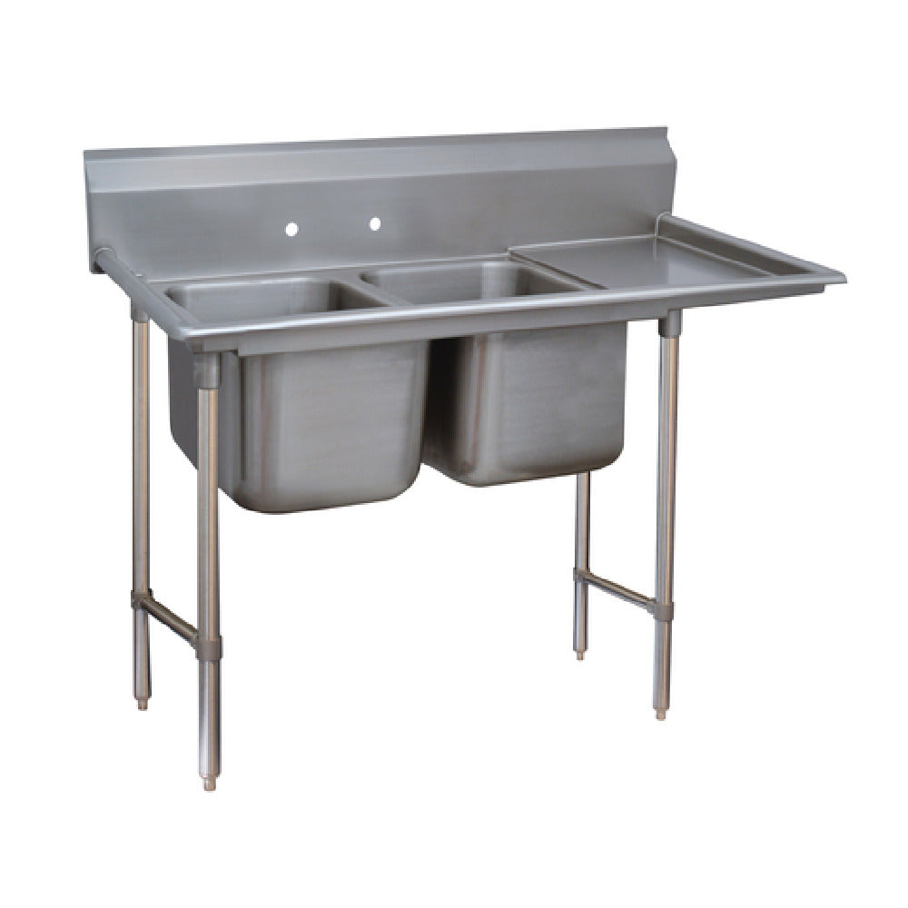 Advance Tabco 93-82-40-36R Regaline Sink 2-compartment With Right-hand Drainboard
