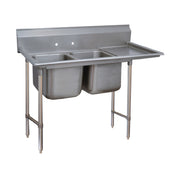 Advance Tabco 9-82-40-24R Regaline Sink 2-compartment With Right-hand Drainboard